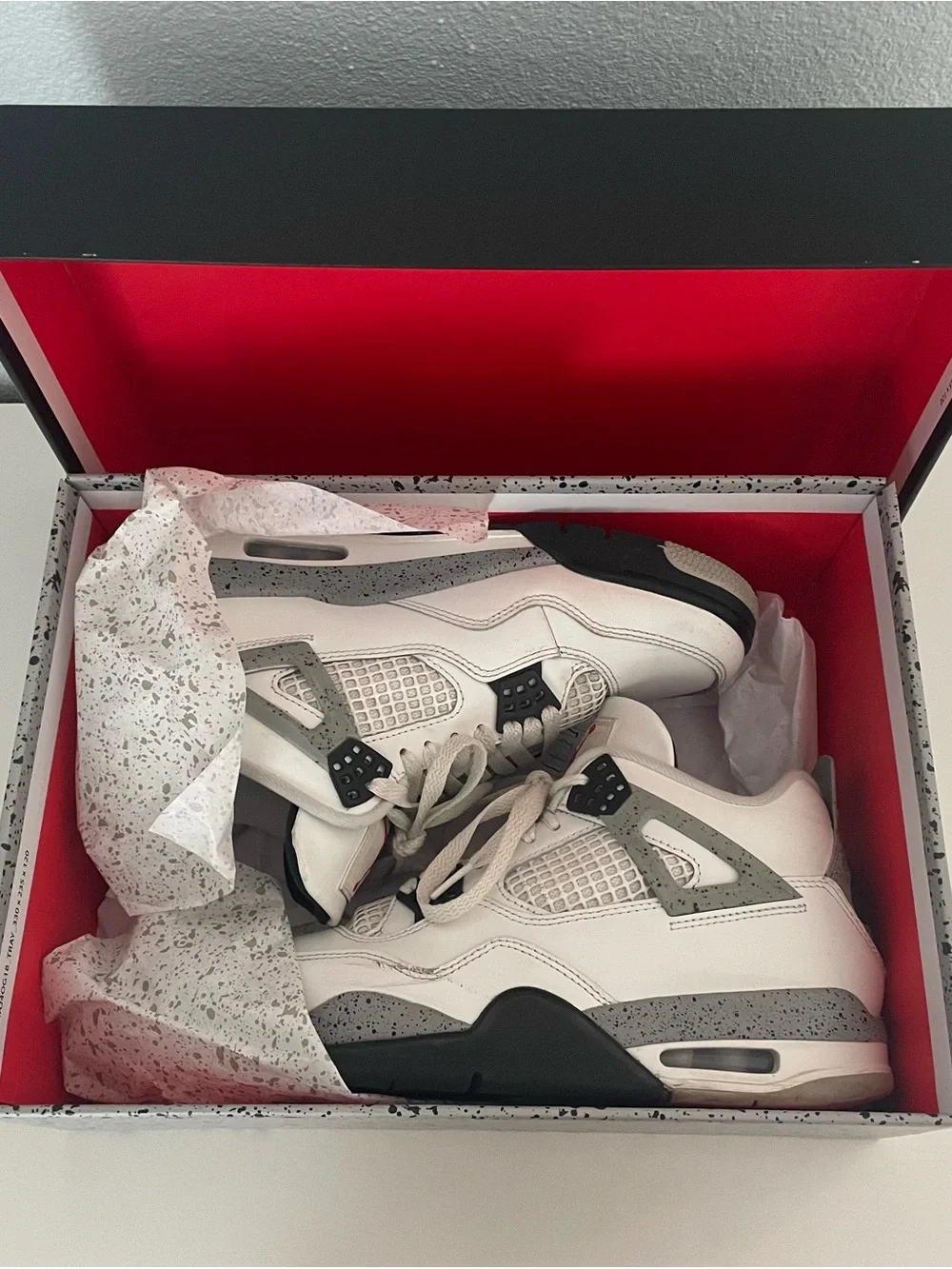 Jordan 4 White Cement 2025 size 7.5 mens